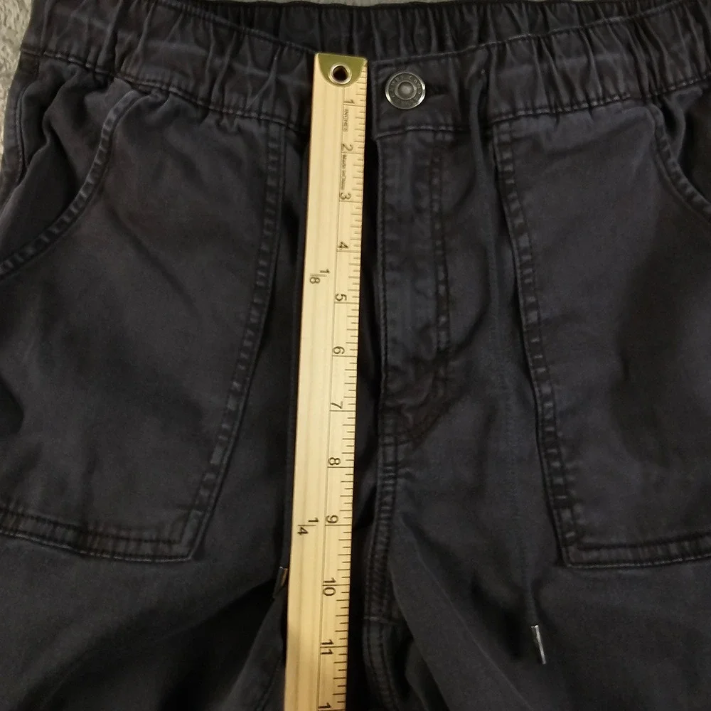 American Eagle Womens Black Utility Jogger Pants Size 14 Regular Zipper Ankle
